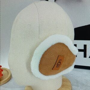 UGG Tan and White Earmuffs